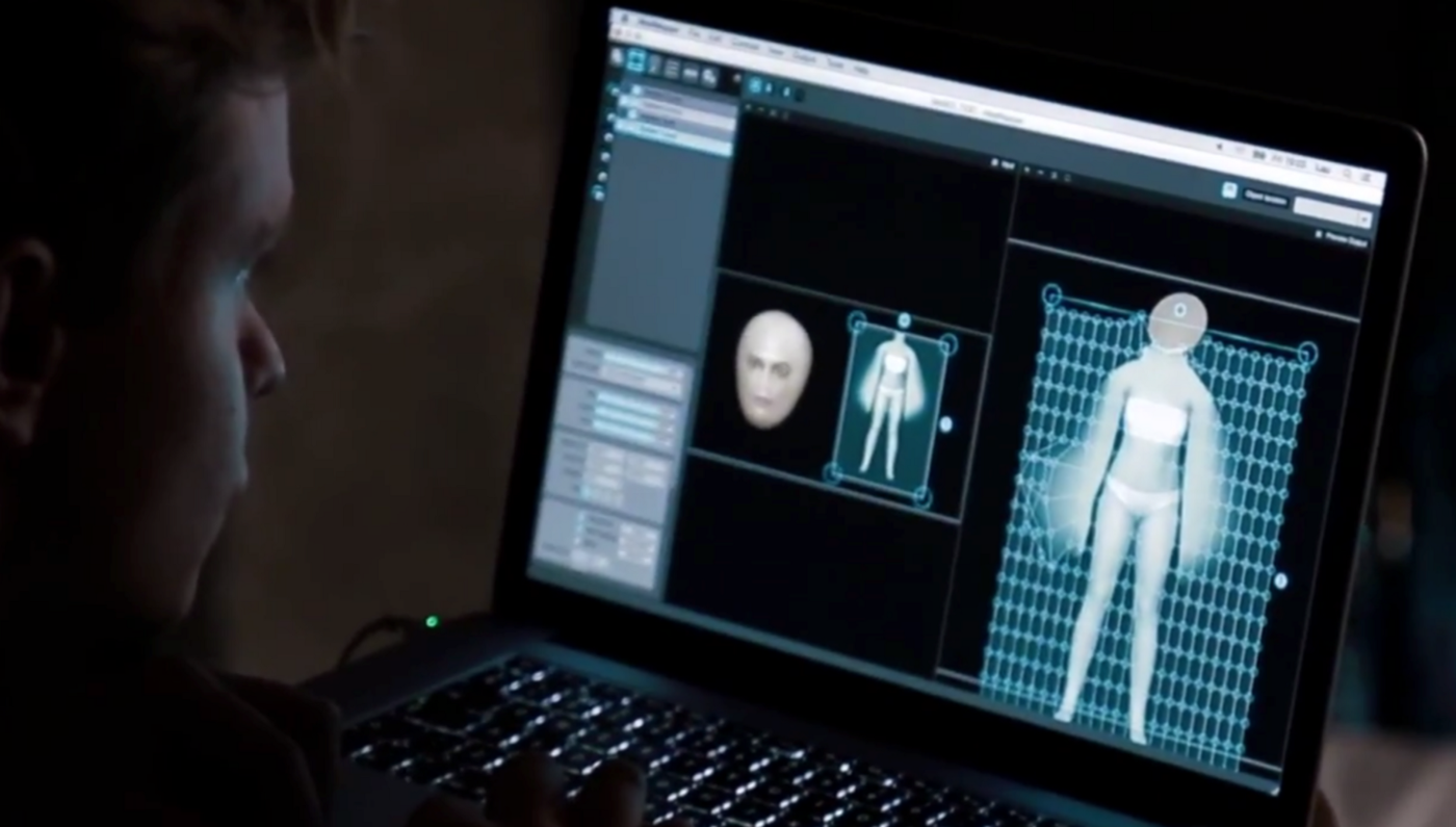MadMapper projection alignment being adjusted on set